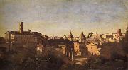 Corot Camille The forum of the garden farnes oil painting reproduction